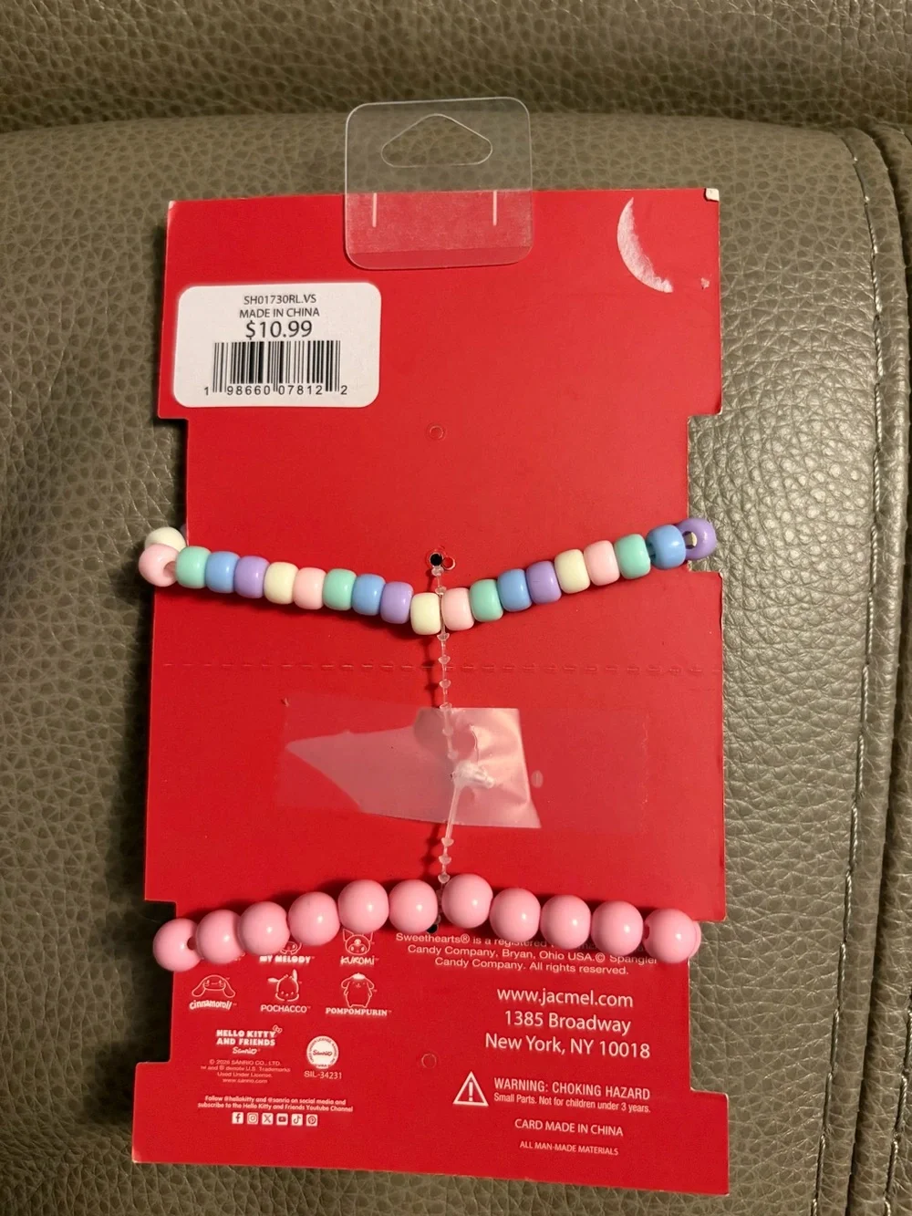 Hello Kitty Sweethearts Bracelet Duo in Pink & Blue